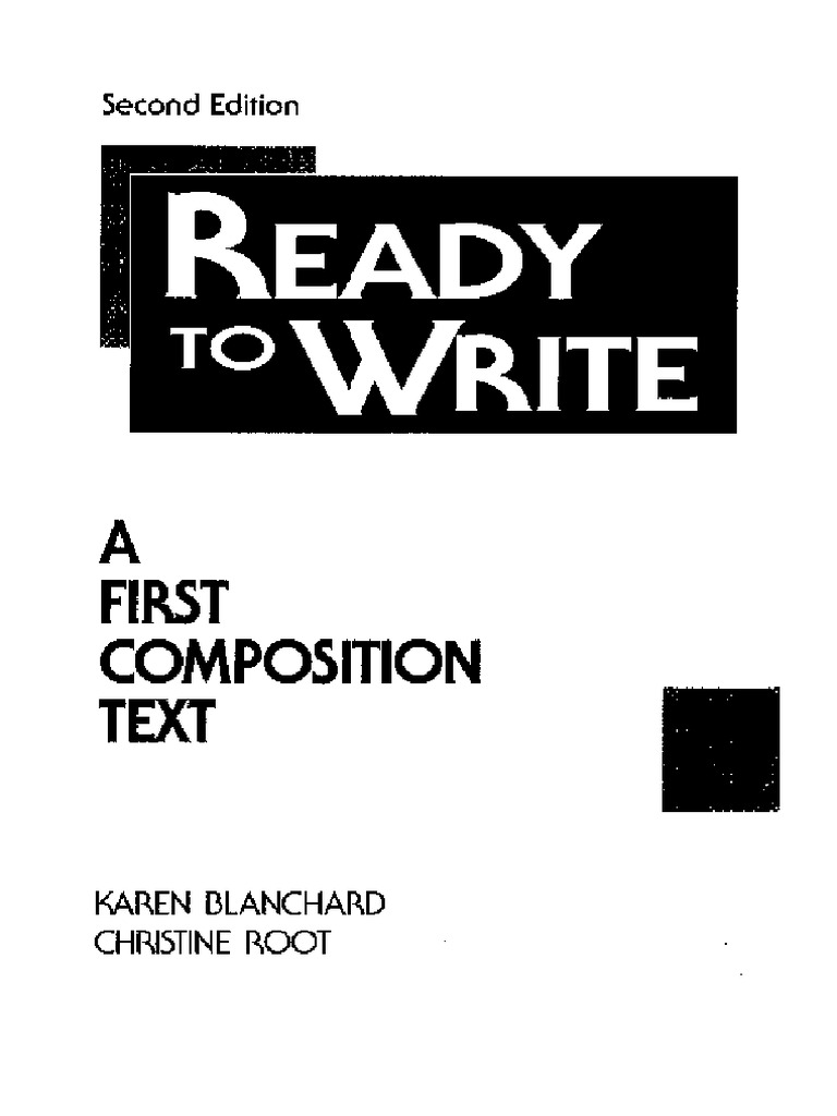 Ready To Write | PDF