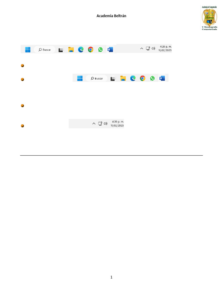 Introducción al Escritorio de Windows 10 | PDF | Archivo de computadora ...