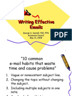 Writing Effective Emails KofC