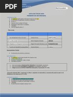 Útiles Escolares 2do Secundaria 2025 | PDF