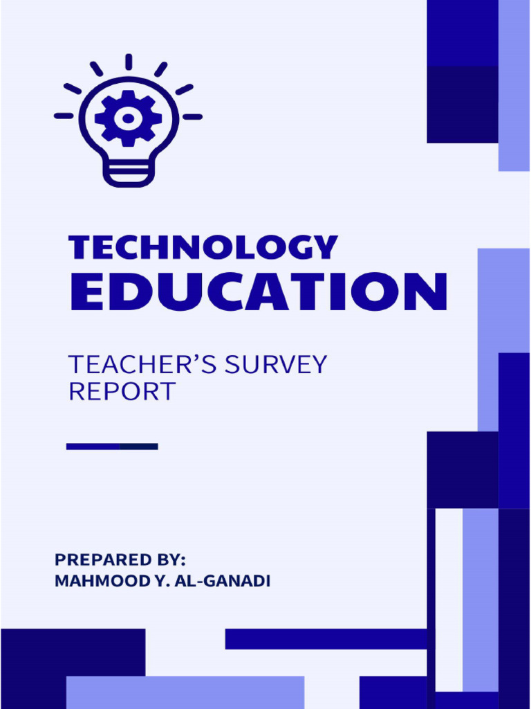 Sbs Technology In Education Survey Report En Pdf Teachers Cognition