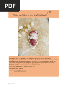 The Little Lala - the little lamb Luci - English
