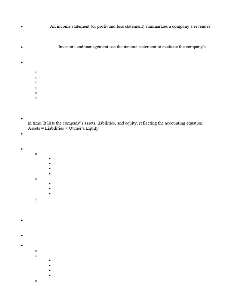 Accounting Notes For Mids | PDF | Debits And Credits | Expense