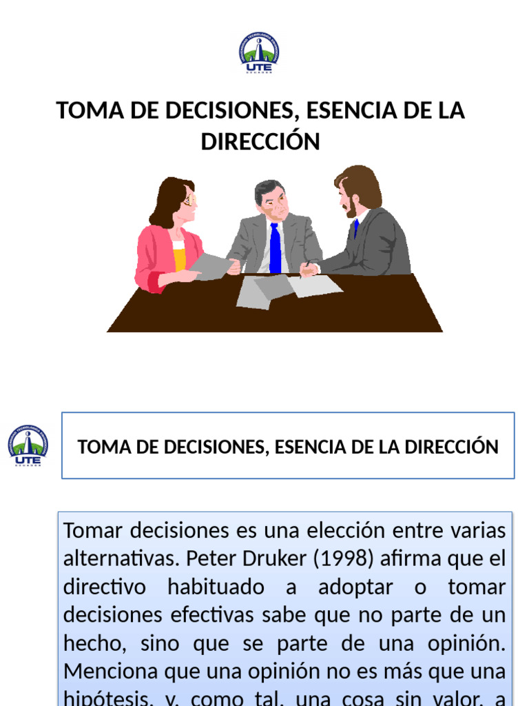 5 Fases en la Toma de Decisiones | PDF | Toma de decisiones | Validez ...