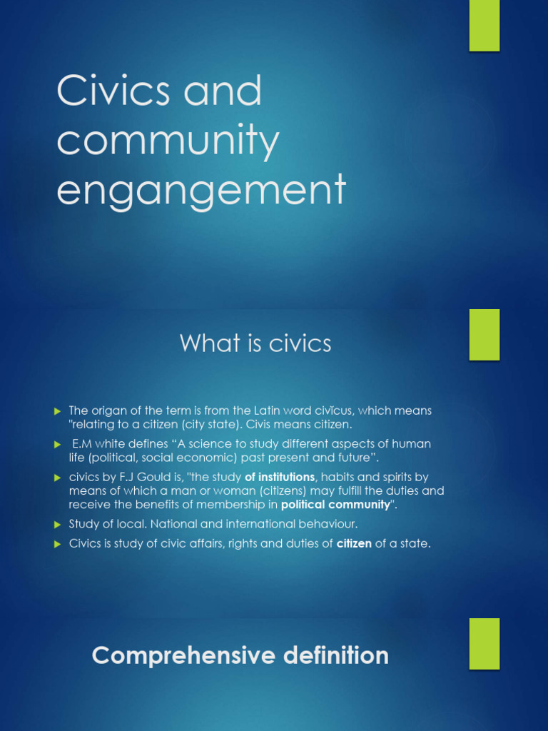 Understanding Civics and Community Engagement | PDF | Justice | Crime ...