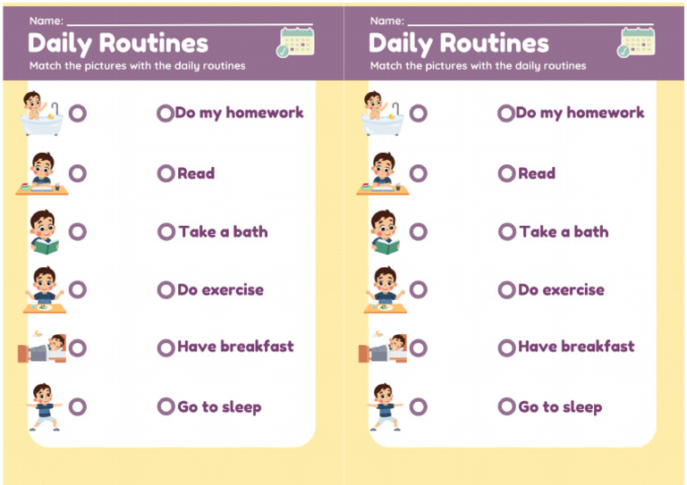 Daily Routines | PDF