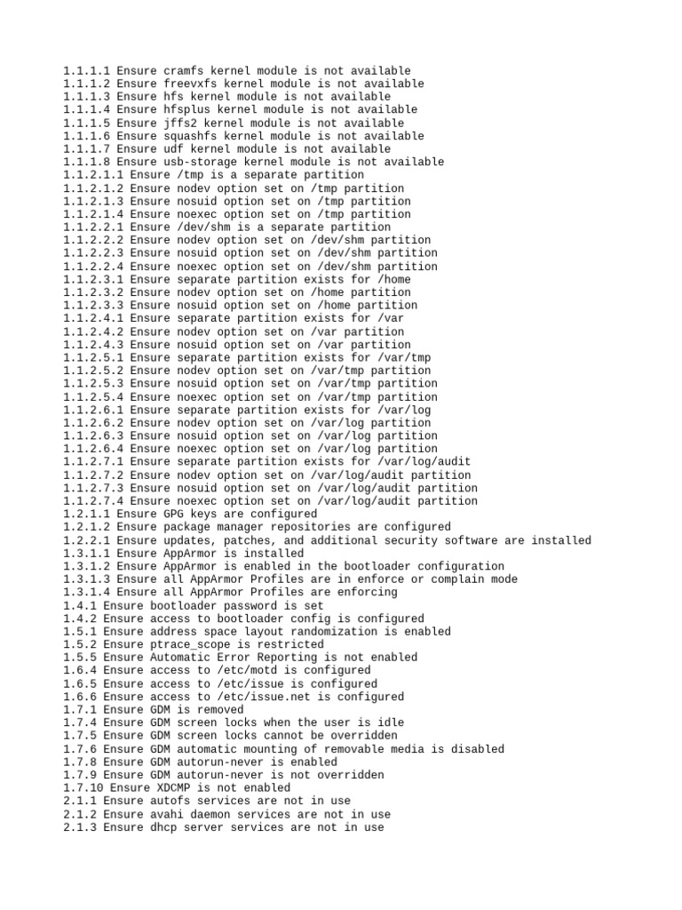 Security Hardening Guidelines | PDF | Sudo | Password