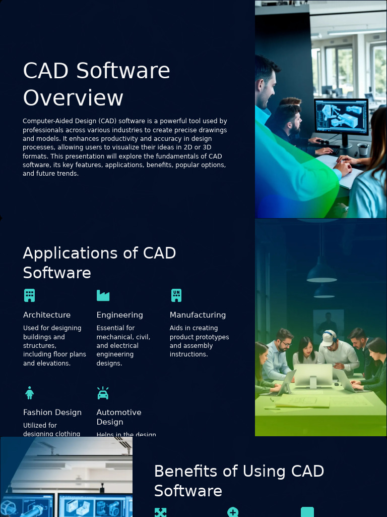 CAD Software Overview | PDF | Computer Aided Design | Computing