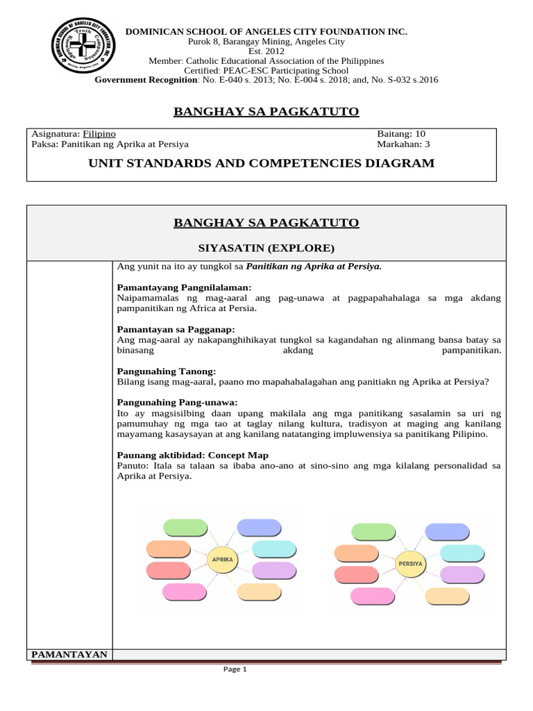 Unit Learning Plan Filipino 10 Q3 Final | PDF