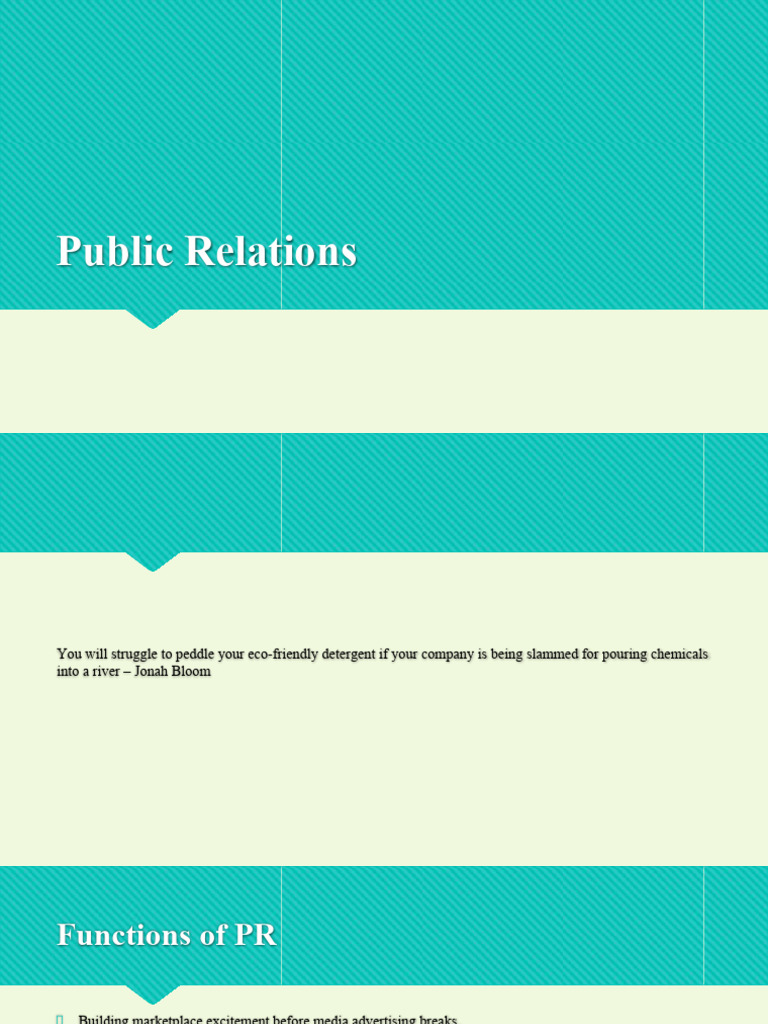 Essential Guide to Public Relations Strategies | PDF