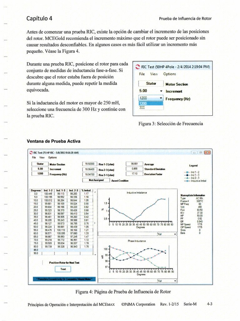 Prueba de Influencia de Rotor RIC | PDF | Olas | Oscilación