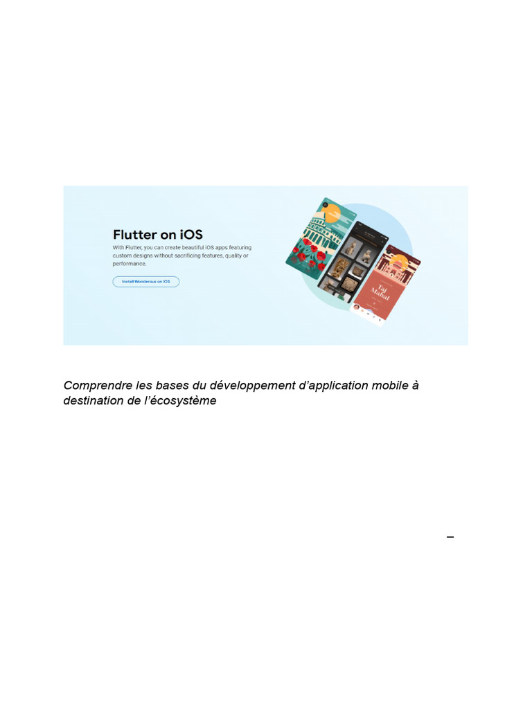 Développement iOS avec Flutter : Guide Complet | PDF | iOS | Apple Inc.
