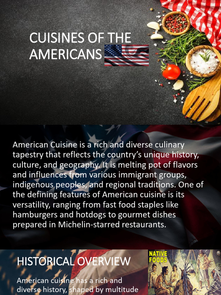 Cuisines of the Americas: A Culinary Overview | PDF | Cuisine | African ...