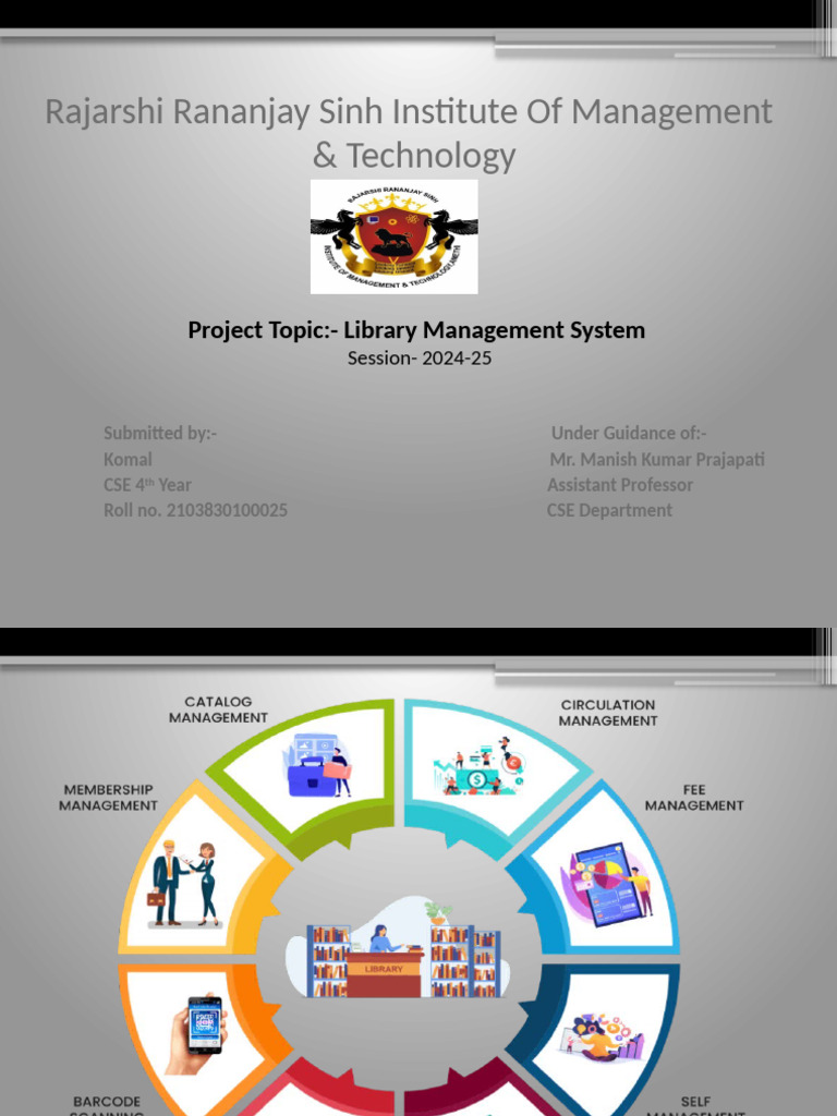 Library Management System Project Overview | PDF