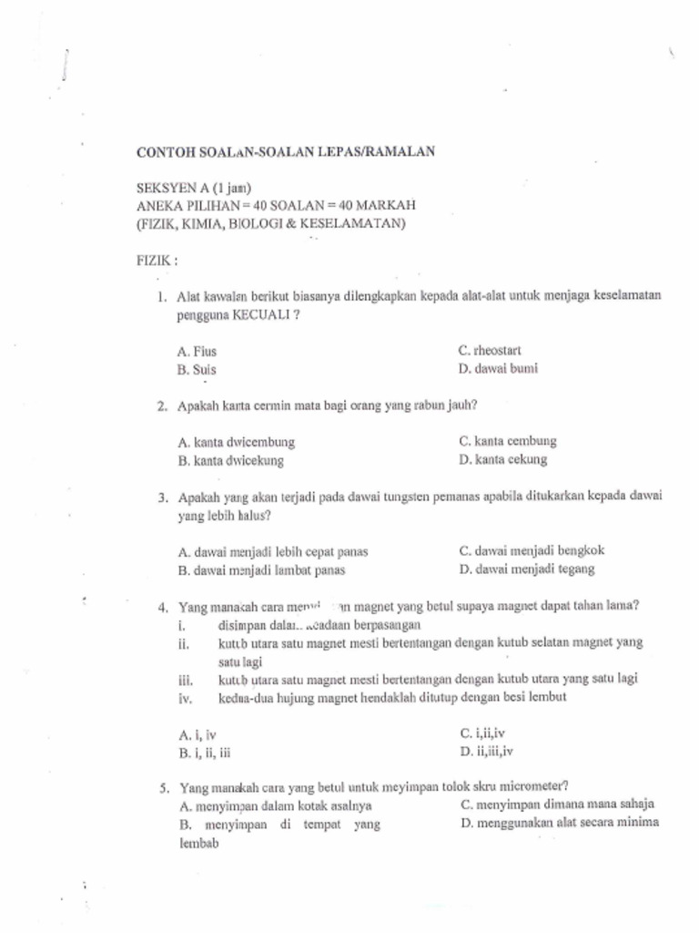Soalan Ramalan c19 | PDF
