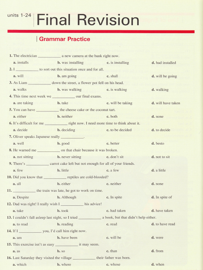 Final Test | PDF