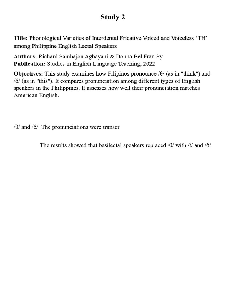 Study 2 | PDF