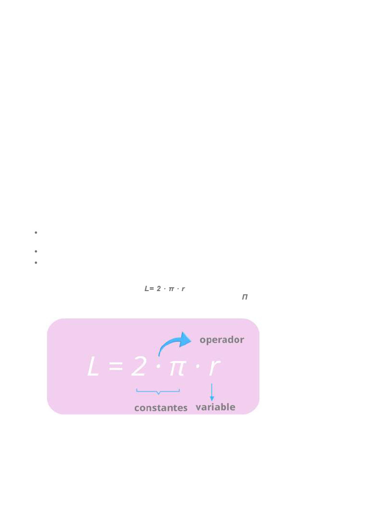Definición de Fórmula Matemática | PDF | Fórmula | Matemáticas