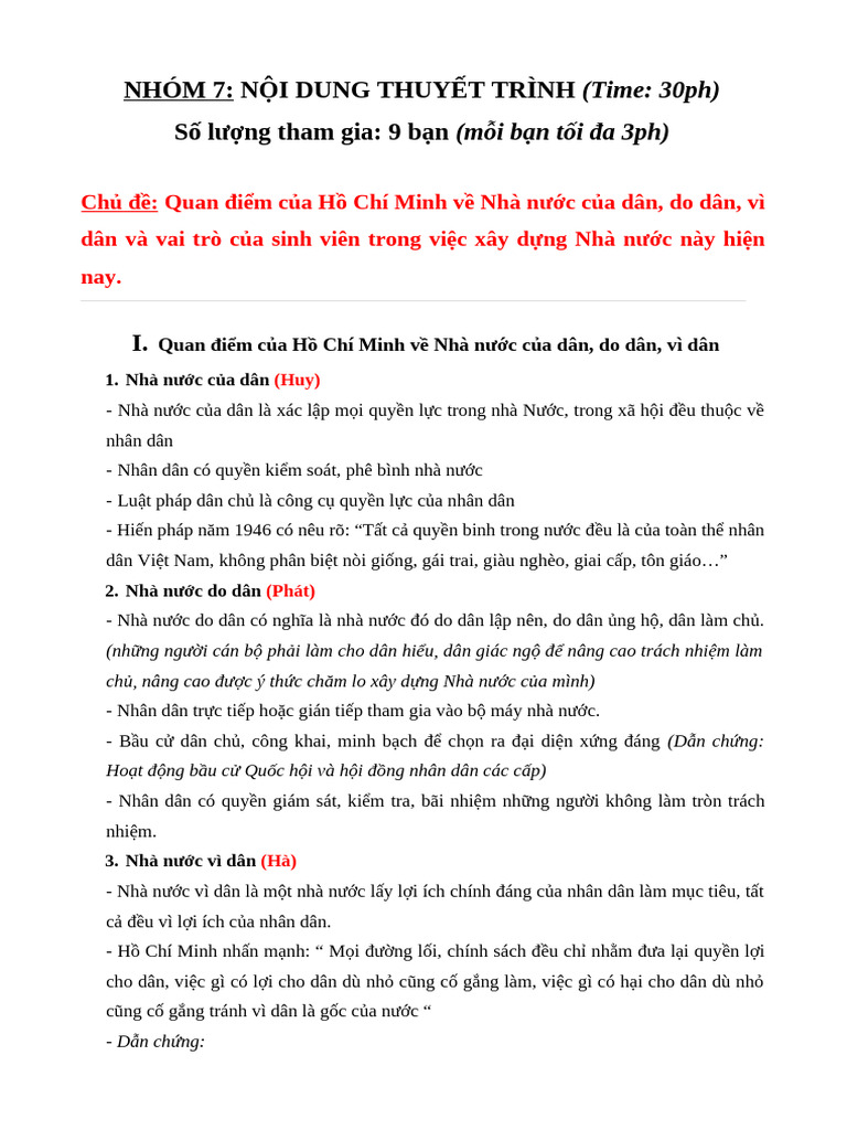 TTHCM - NDTT N7 | PDF