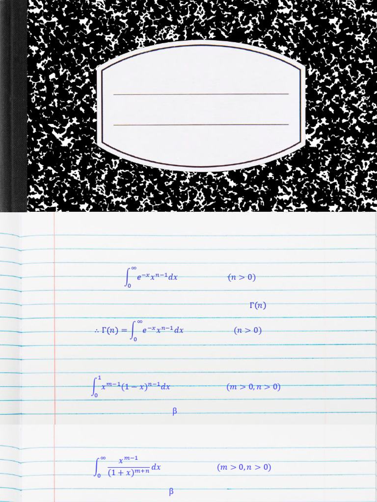 Beta and Gamma Functions | PDF