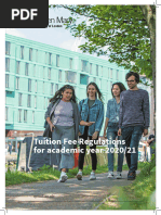 Tuition Fees Policy 2024 25 | PDF | Postgraduate Education | Fee