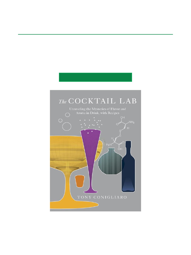 Best Offer The Cocktail Lab Unraveling The Mysteries of Flavor and