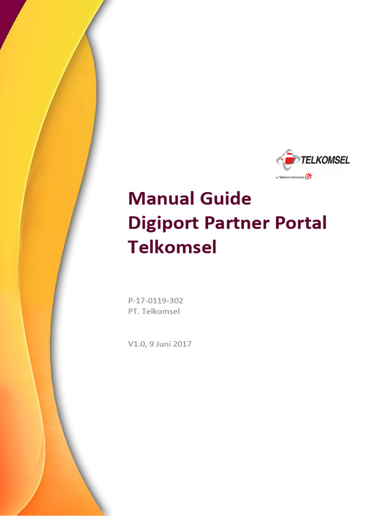 Panduan Manual Portal Digiport Telkomsel | PDF