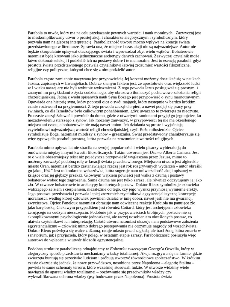 Rozprawka Polski | PDF