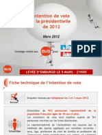 Fichier Intention de Vote Bva-Le Parisien - Mars 2012a3c86