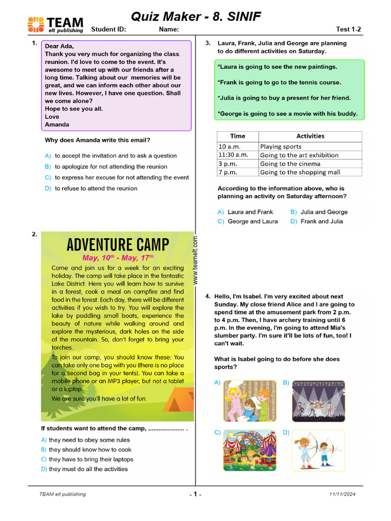 Test 1-2 | PDF