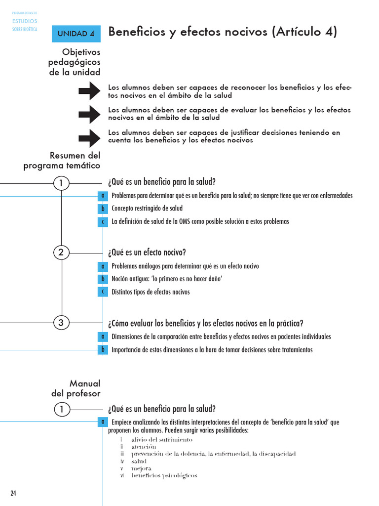 PROGRAMA BASE DE ESTUDIOS SOBRE BIOÃ_TICA UNESCO PARTE 1-25-31 | PDF ...