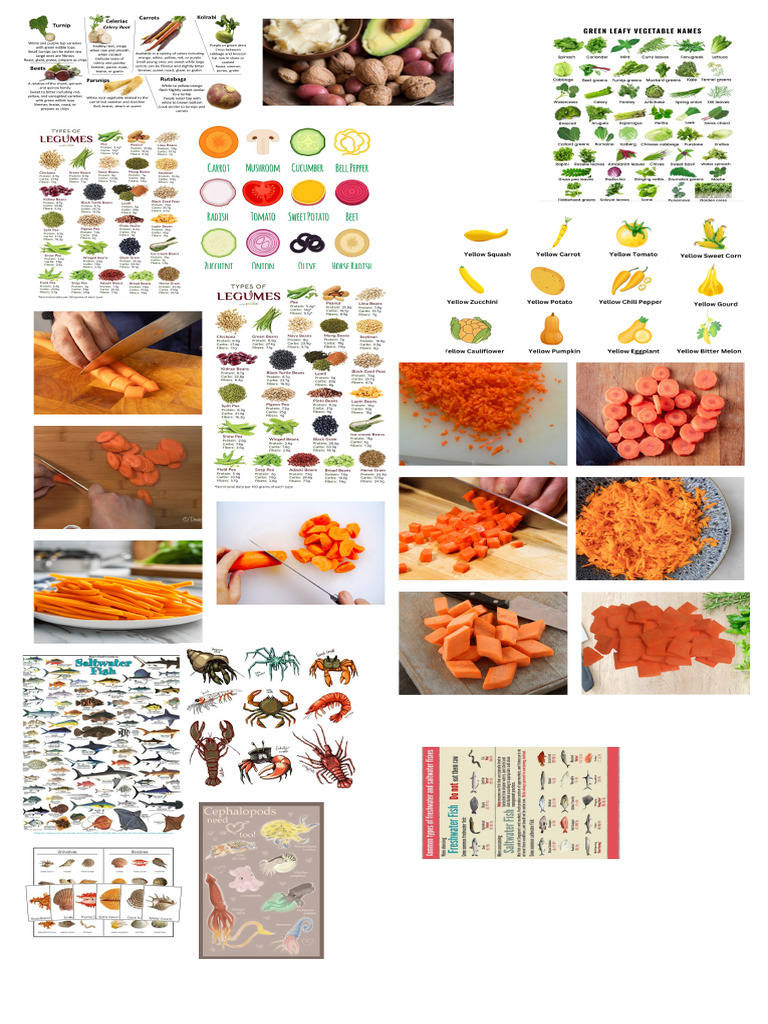 Types of Vegetable Cuts | PDF
