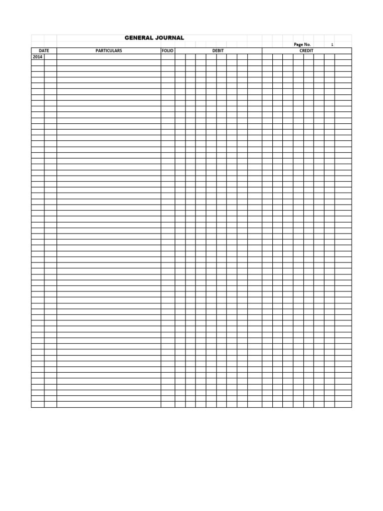 Sample Journal - Ledger Forms | PDF | Debits And Credits | Corporate Jargon