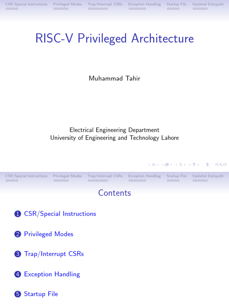 RISC-V Privileged Architecture Overview | PDF | Computer Engineering ...