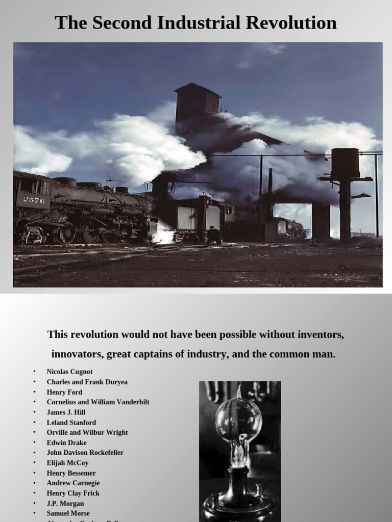 Chapter+4 Second Industrial Revolution+ | PDF | Telegraphy | Car