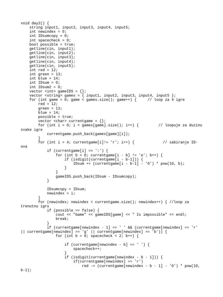 Calculate Game ID Sums | PDF | Software Engineering | Computer Programming