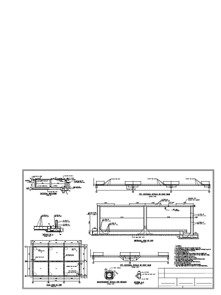 150 Cum Capacity CWR Design Document | PDF