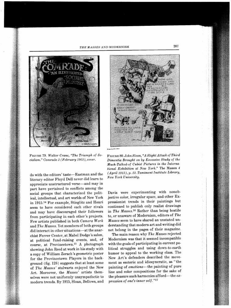 Zurier, The Masses and Modernism II | PDF