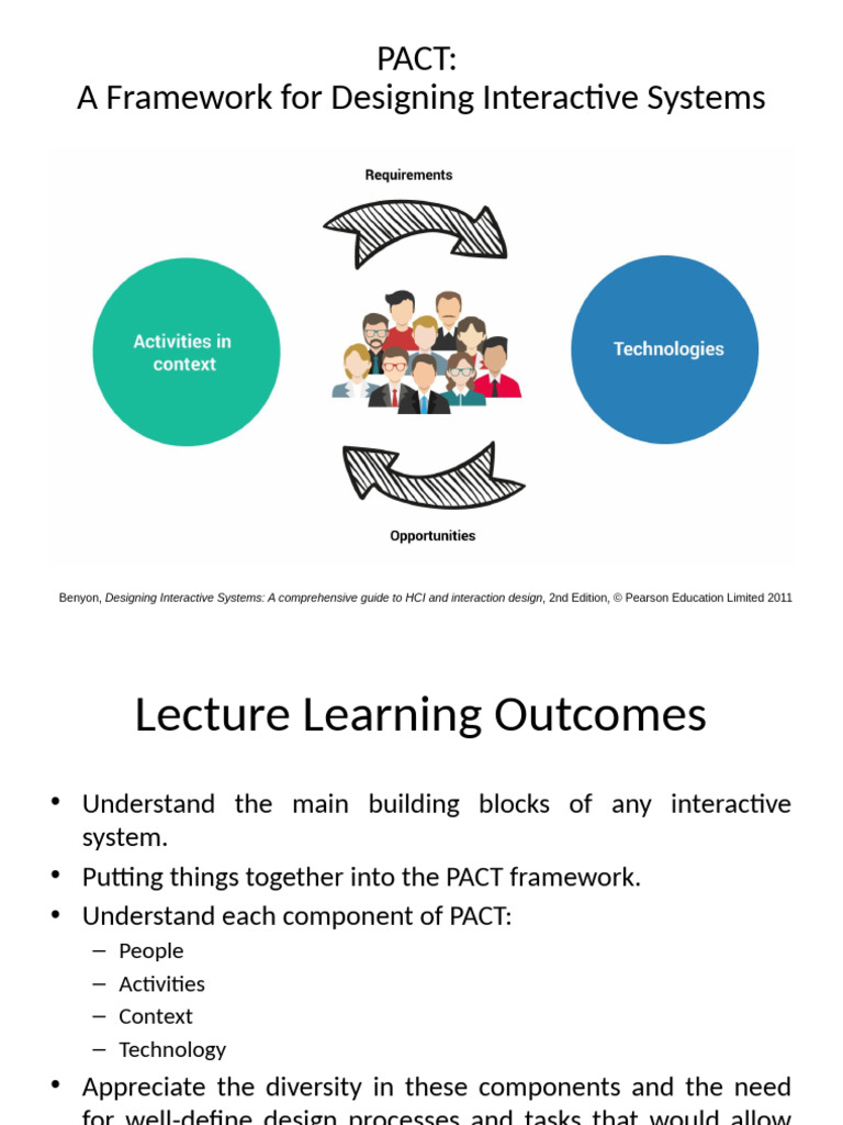 PACT Framework for Interactive System Design | PDF | Human–Computer ...