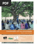 Coordenação com as comunidades - Cartas de Acção