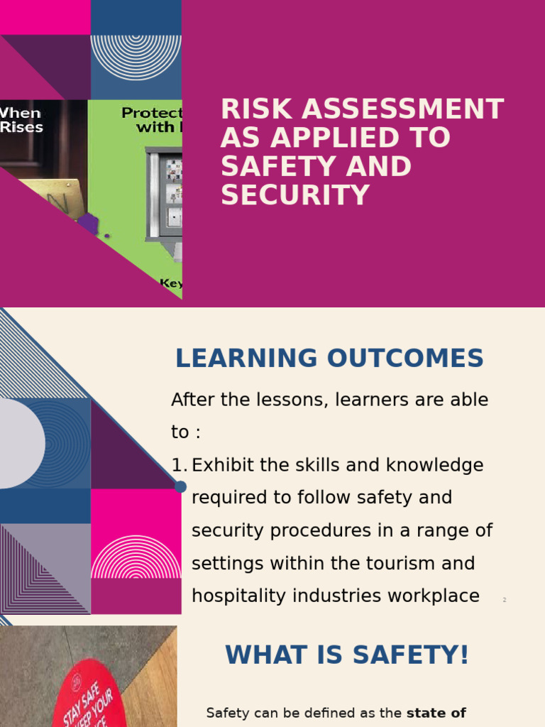Safety and Security Risk Assessment Guide | PDF | Occupational Safety ...