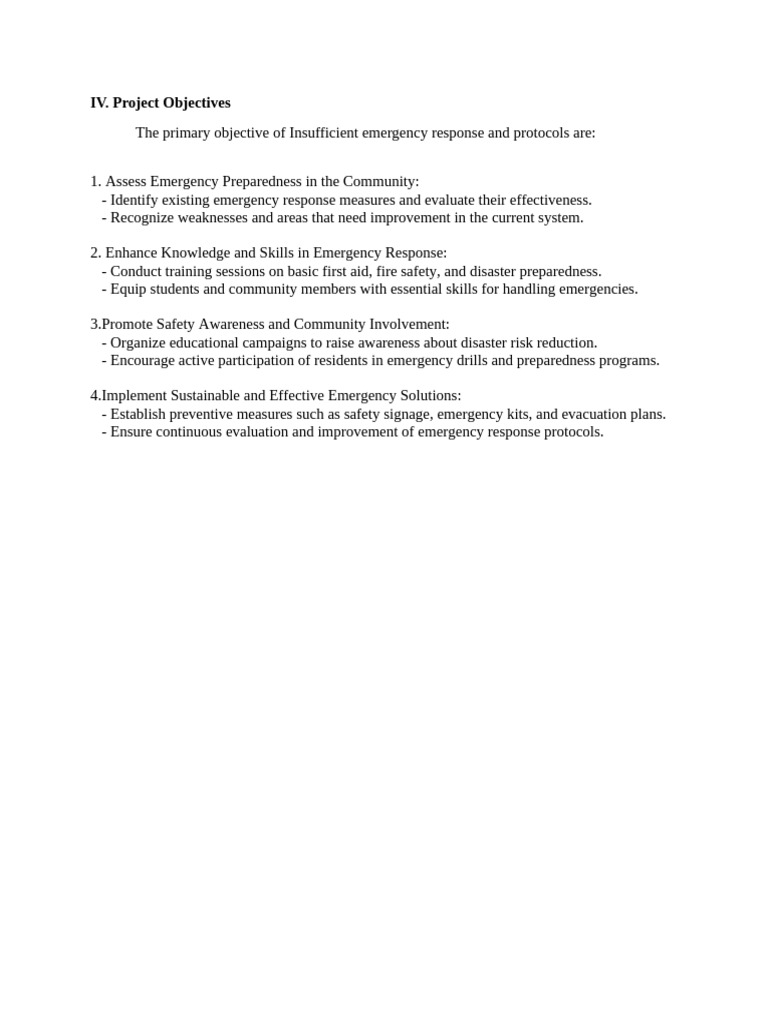 Nst p Project Objective | PDF