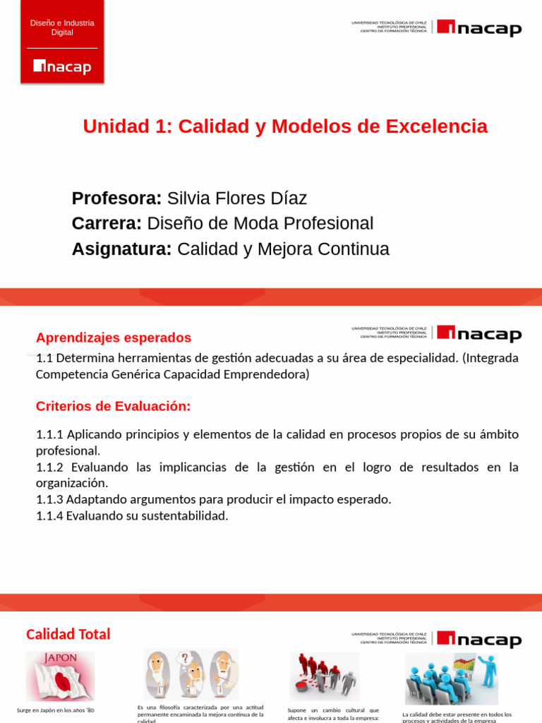 Clase 2 Calidad y Mejora Continua | PDF | Sistema | Calidad (comercial)