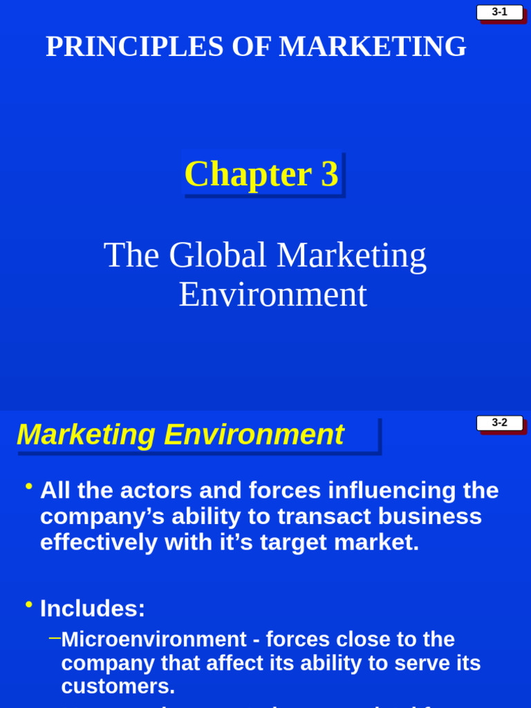 Understanding the Global Marketing Environment | PDF | Marketing | Business