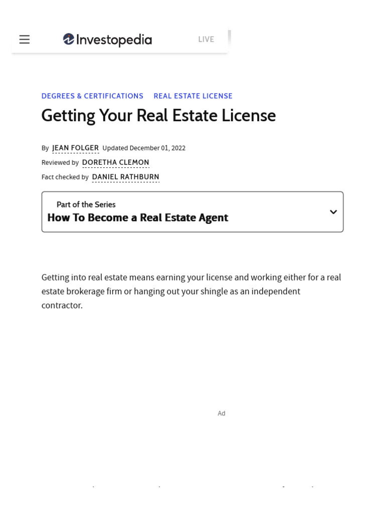 Real Estate License Requirements Guide | PDF