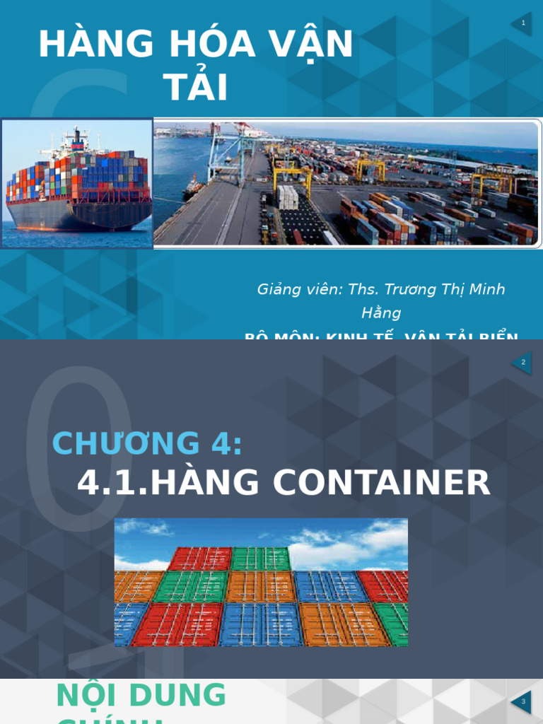 Chương 8. Hàng Container | PDF
