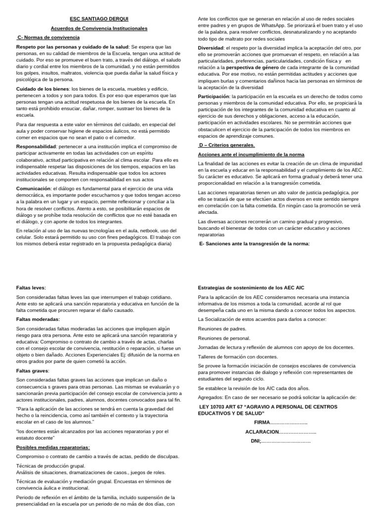 AEC PARA IMPRIMIR | PDF | Enseñando | Escuelas