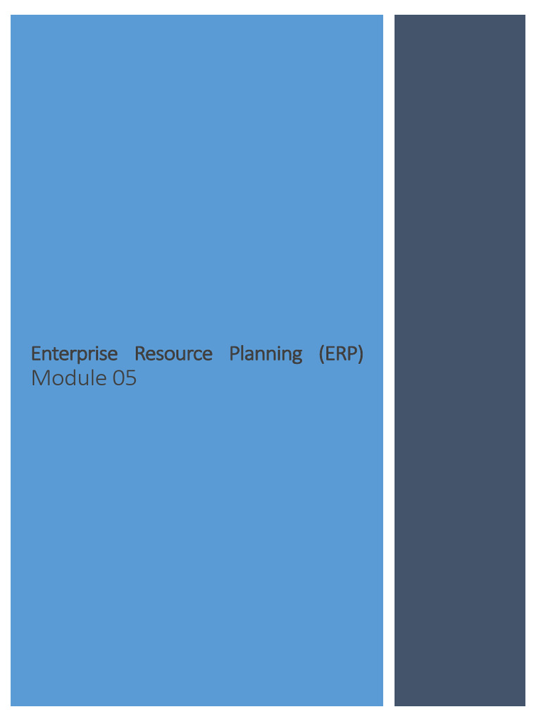 Module 5 ERP and IT Architectural Components NV | PDF | Computer Data ...