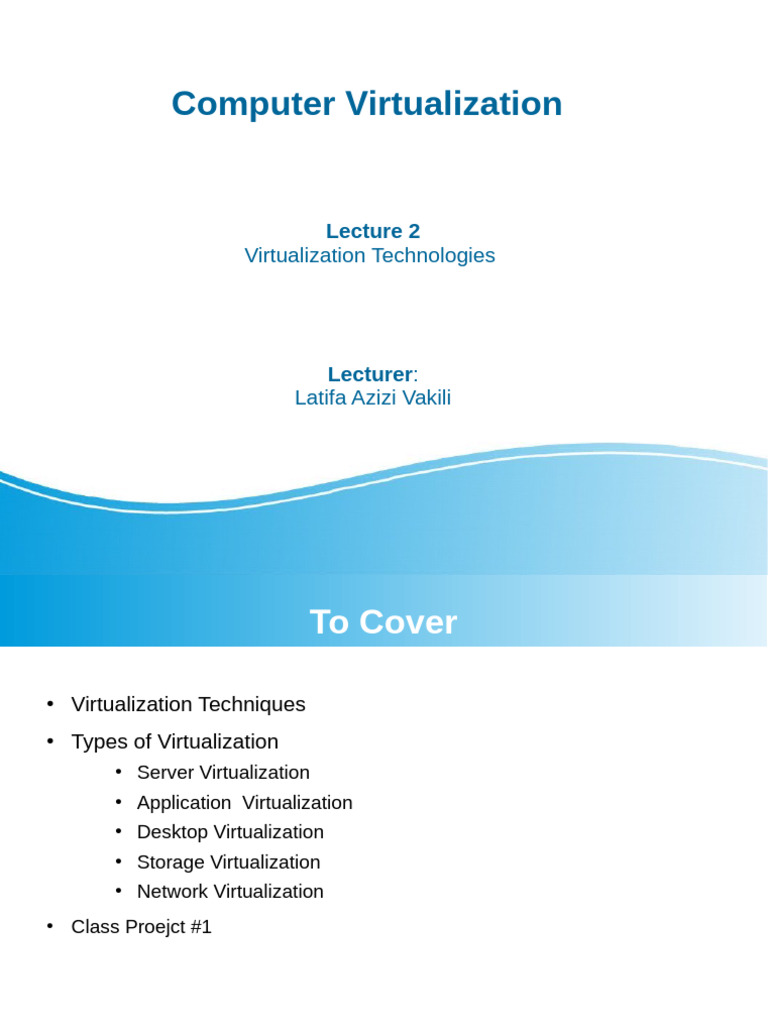 Virtualization Techniques Overview | PDF | Virtualization | Desktop ...