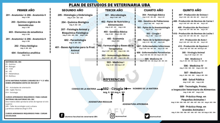 Plan de Estudios Veterinaria UBA 2025 | PDF | Ciencias de la vida ...